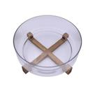Saladeira de Vidro com Base 28 cm Mimo Acácia VD24047