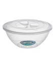 Saladeira Tigela Bowl 3,6 Litros Transparente Com Tampa Plástica Bpa Free Saladeira Tigela Bowl 3,6 Litros Transparente Com Tampa Plástica Bpa Free