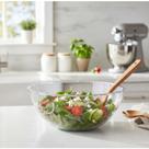 Saladeira Transparente 2,8l Acrílico Resistente Cozinha e Refeições Fitness