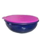Saladeira Tupperware 6,5 Litros Marinho com Tampa Cereja