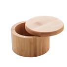 Saleiro Bambu Redondo Porta Condimentos Sal Pimenta Temperos Para Cozinha Class Home Saleiro Bambu Redondo Porta Condimentos Sal Pimenta Temperos Para Cozinha Class Home
