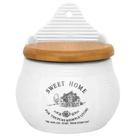 Saleiro de parede com tampa de bambu Sweet Home 10x7,5x13