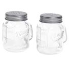 Saleiro e pimenteiro Mason Craft & More Mason Jar Glass