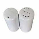 Saleiro epaliteiro de mesa kit 2 pçs base reta em porcelana forte e resistente