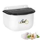 Saleiro Luxo Plastico Branco 1KG Nitron Saleiro Luxo Plastico Branco 1KG Nitron