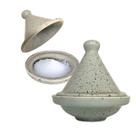 Saleiro Marroquino Tagine Porcelana Resistente Rita Lobo Creme Mesclado