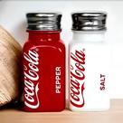 Saleiro Pimenteiro Hauskraft Tema Coca-Cola Vidro Inox