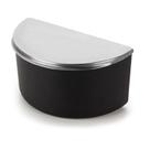 Saleiro Plástico com Tampa de Aço 1kg de Bancada Forma Inox