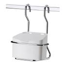 Saleiro Plástico Porta Sal 500g Com Suporte Para Barra Cozinha - 2410 Future