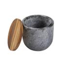 Saleiro Tramontina Organic em Teca e Pedra Sabão 12 cm Fsc Saleiro Tramontina Organic em Teca e Pedra Sabão 12 cm Fsc