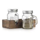 Saleiros e pimenteiros MosJos Mason Jar Vintage Glass 150mL