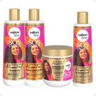 Salon Line Sos Cachos De Repente Pronta!: Shampoo, Condicionador, Máscara e Acidificante