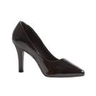 Salto Auto Scarpin Bico Fino 9cm Cor Preta