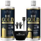 Salvatore Blue Gold Kit 2x1 Litro e Kit Aplicação