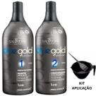 Salvatore KIT BLUE GOLD PREMIUM 1L PASSO 1 E 2 KIT APLICAÇÃO