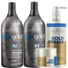 Salvatore kit blue gold premium 2x1 litro kit gold xpress