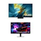 Samsung AI TV 65" OLED 4K S95F + Monitor Odyssey OLED G8 32", 4K Samsung AI TV 65" OLED 4K S95F + Monitor Odyssey OLED G8 32", 4K