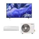 Samsung AI TV 65" QLED + Ar-condicionado WindFree AI 18.000 BTUs