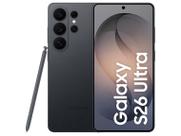 Samsung Galaxy S26 Ultra 5G 512GB Galaxy AI Preto 6,9" 12GB RAM Câm. Quádrupla 200+50+10+50MP Bateria 5000mAh Dual Chip