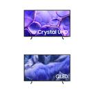 Samsung Smart TV 50" UHD 4K U8100F + Samsung Vision AI TV 43" QLED Ultra 4K QEF1