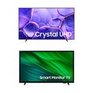 Samsung Smart TV 85" UHD 4K + Samsung Smart Monitor TV 32" HD