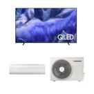 Samsung TV 75" QLED Ultra + Ar-condicionado WindFree 24.000 BTUs
