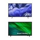Samsung Vision AI TV 55" QLED + Samsung Smart Monitor TV 32" HD Samsung Vision AI TV 55" QLED + Samsung Smart Monitor TV 32" HD