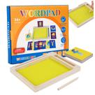 Sand Tray Pastoralist Sensory Letters com areia para crianças a partir de 3 anos
