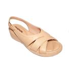 Sandalia Anabela Feminina Comfortflex Fivela Joanete 88302