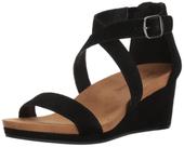 Sandália Anabela Feminina Kenadee Lucky Brand Preta 8 EUA