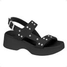 Sandália Anabela Feminina Moleca Flatform Leve Macia E.v.a