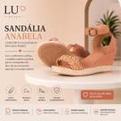 Sandália Anabela Feminina Trançada Plataforma Confortável
