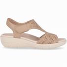 Sandália Anabela Piccadilly Conforto Plantar Joanetes Leve