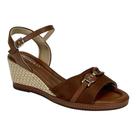 Sandália anabela piccadilly feminina espadrille 408243
