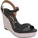 Sandália Anabela Plataforma Brilho Tendência Moda Verão 6283.2000 Vizzano