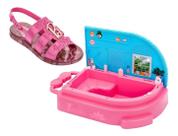 Sandália Barbie Spa Infantil Menina 23 ao 33 Ref 22485