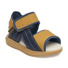 Sandalia Bebe Mini Trekker Marinho com Mostarda Pimpolho