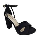 Sandália Bebecê Salto Alto Strass T8428248 - Feminino Sandália Bebecê Salto Alto Strass T8428248 - Feminino