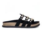 Sandalia Beira Rio Conforto Feminina Papete Tachas