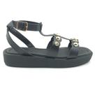 Sandália Beira Rio Flat Form com Detalhe Preta 8487210