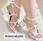 Sandália Borboletas com Salto de 5 cm - Confortável e Elegante