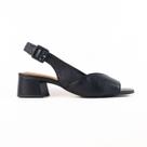 Sandália Bottero Couro Legítimo Salto Bloco Conforto Slingback 374004