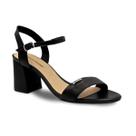 Sandália Bottero Feminina 362507 Couro Burnish Salto Bloco