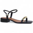 Sandalia Bottero Salto Bloco Couro 372902 Feminino