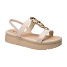 Sandália Casual Flatform Ajuste Elástico Feminina Mississipi Creme 38 Sandália Casual Flatform Ajuste Elástico Feminina Mississipi Creme 38