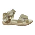 Sandália Casual Infantil Menina Klin 171225000 Tic Tac Casual Dourado