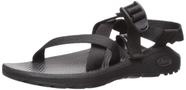 Sandalia Chaco Z/Cloud Mujer Negra Sólida Vegana y Cómoda