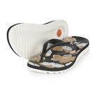 Sandália chinelo de dedo feminino kenner dup-10 ibiza floral silicone