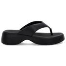 Sandália Chinelo Fem Salto Plataforma Couro Usaflex AN060010