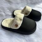 Sandalia Chinelo Feminino babuche aveludada Por dentro Quentinha perfeita para dias frios
